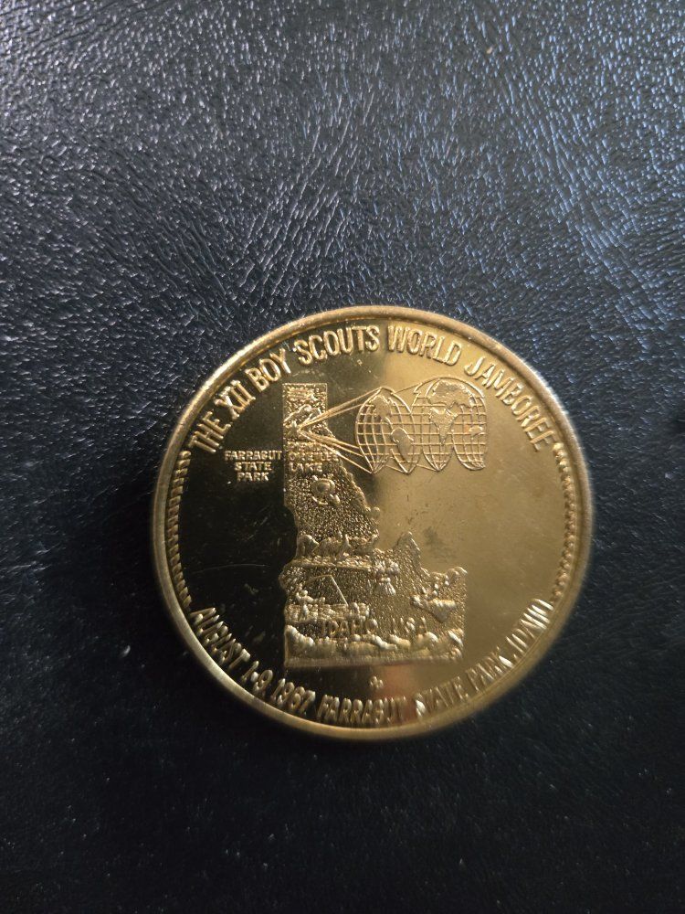 The XII Boy Scouts World Jamboree 1967 Farragut State Park Idaho Token Coin
