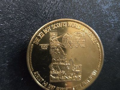 The XII Boy Scouts World Jamboree 1967 Farragut State Park Idaho Token Coin