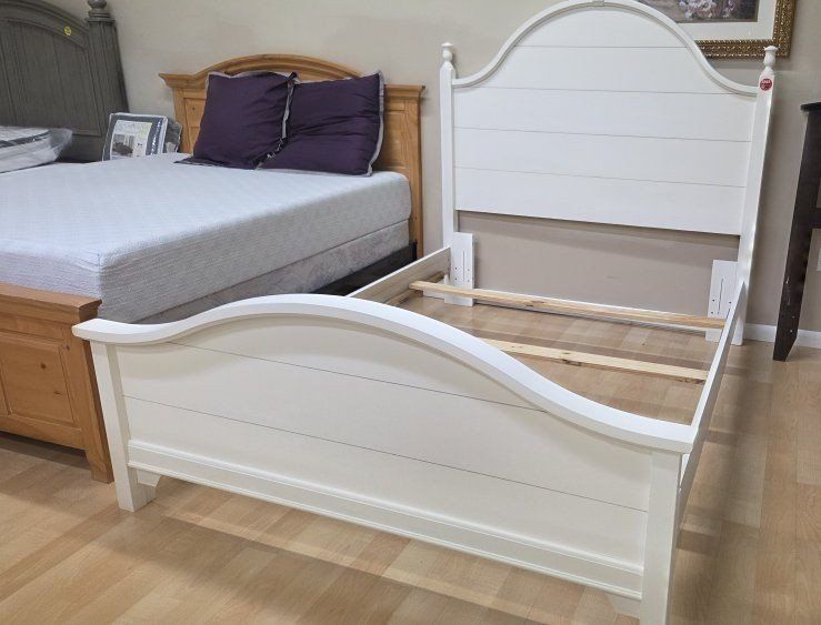White Queen Bed Frame