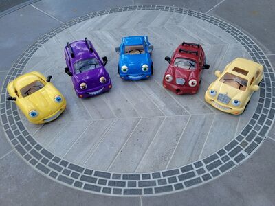 Chevron Techron cars, Pete Pick-up Truck, Sports Edition Victor E. Van, Leslie LX, Casey Coupe, Nando