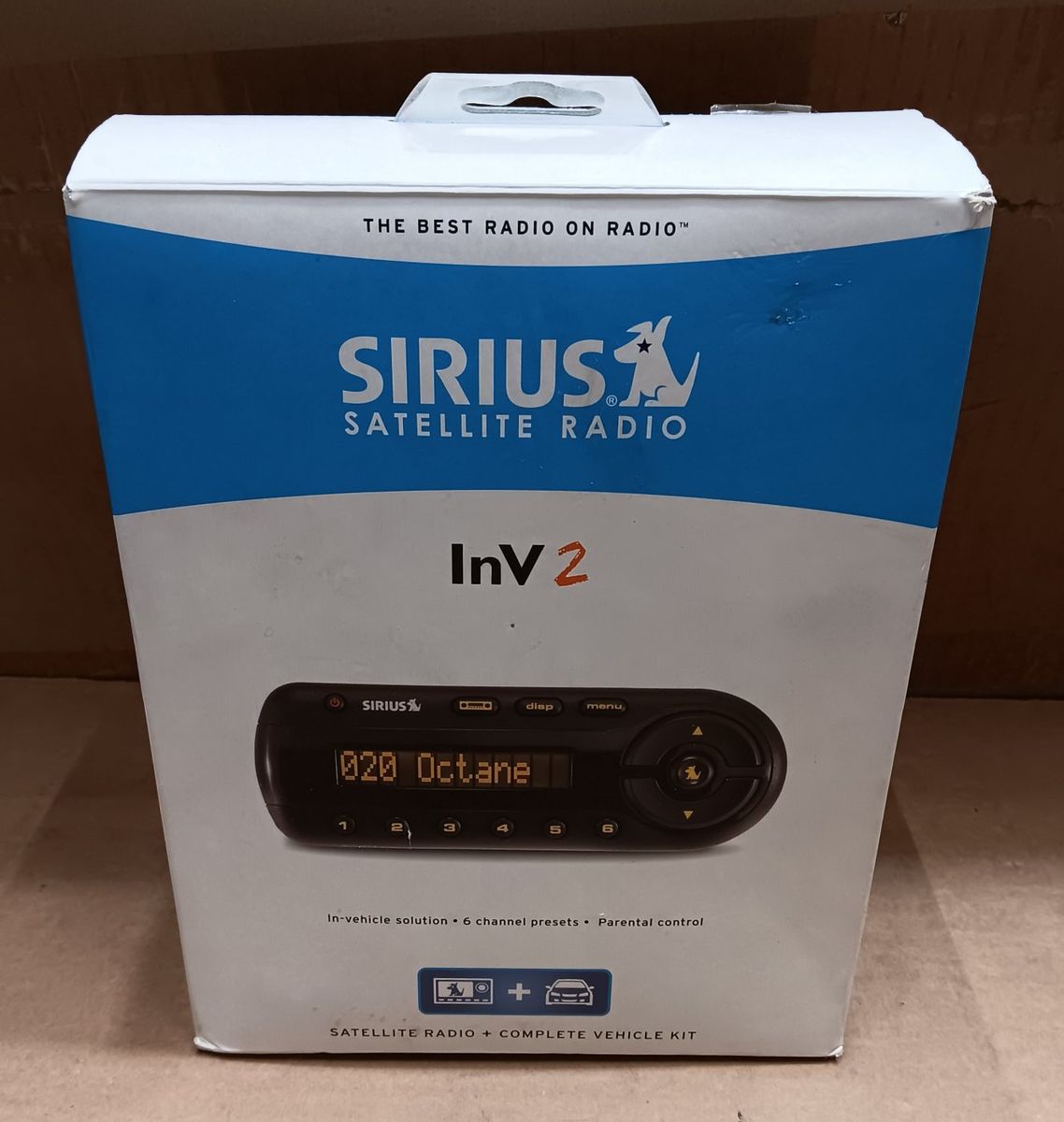 Sirius InV 2 Satellite Radio Car Kit Cradle, Antenna, & Power..NEW