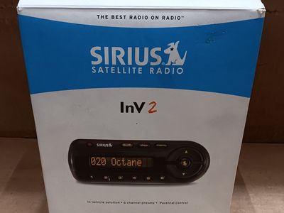 Sirius InV 2 Satellite Radio Car Kit Cradle, Antenna, & Power..NEW