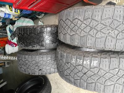(4) Goodyear Wrangler Terratory AT LT275/65R18