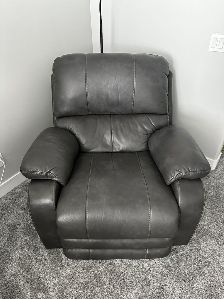 Power Leather Recliner