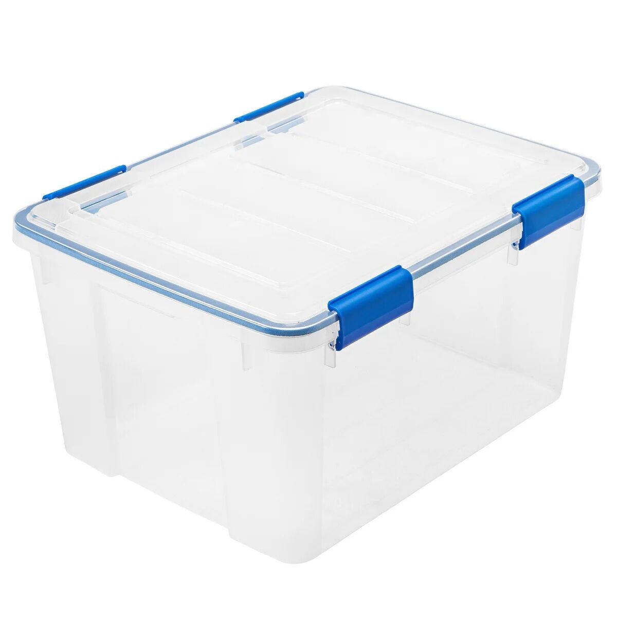 Iris 44qt Weatherproof Storage Box with Buckle-Up Latches, Single Box #80559