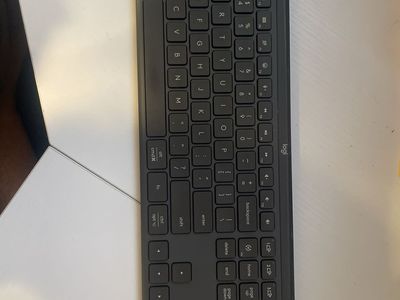 Logitech K950 Wireless Keyboard - Slim, Full-Size Layout, Bluetooth & USB Connectivity