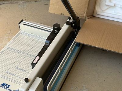 HFS Guillotine Paper Cutter 17" Heavy Duty Stack Paper Photo Trimmer Industrial