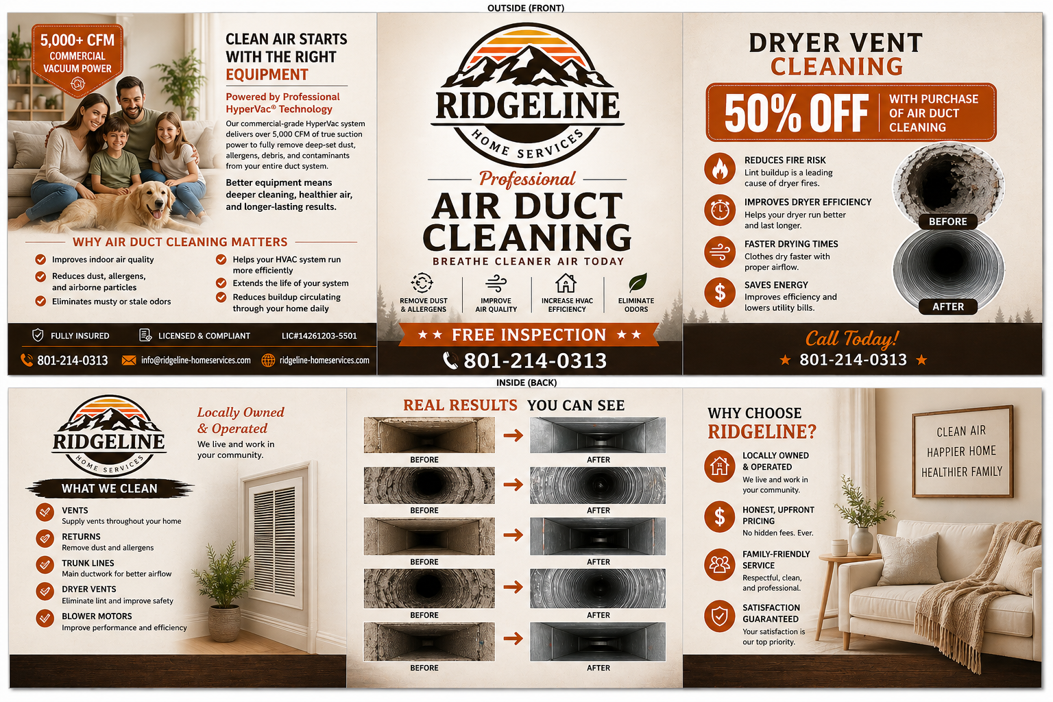 Professional Air Duct & Dryer Vent Cleaning (Improve Airflow & Safety)