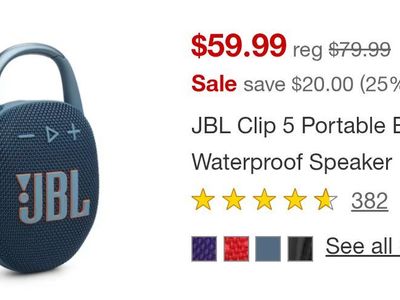 JBL waterproof speaker
