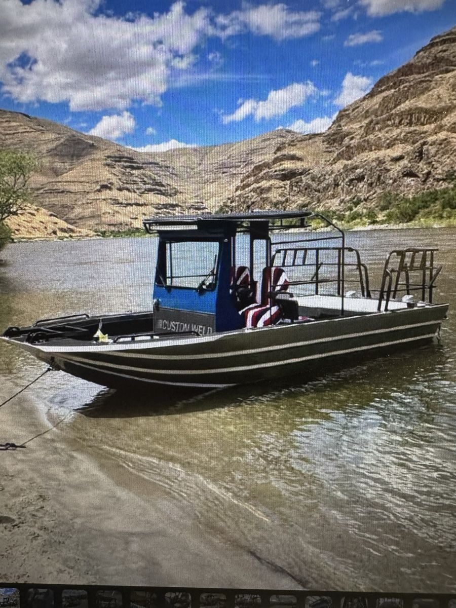 2024 custom weld jet boats center console