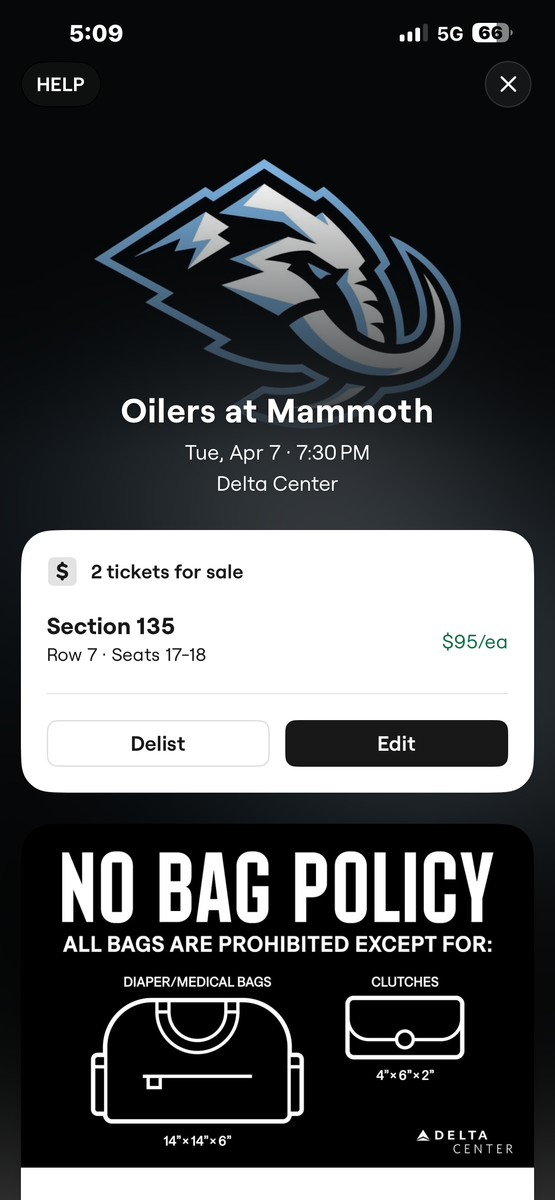 Utah Mammoth vs Edmonton Oilers