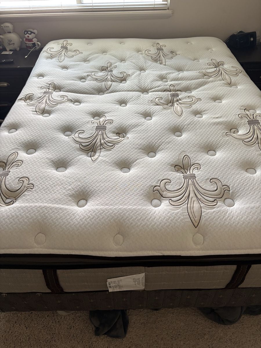 Stearns & Foster Estate Megan-Rose Luxury Plush Euro Pillowtop Mattress, Queen