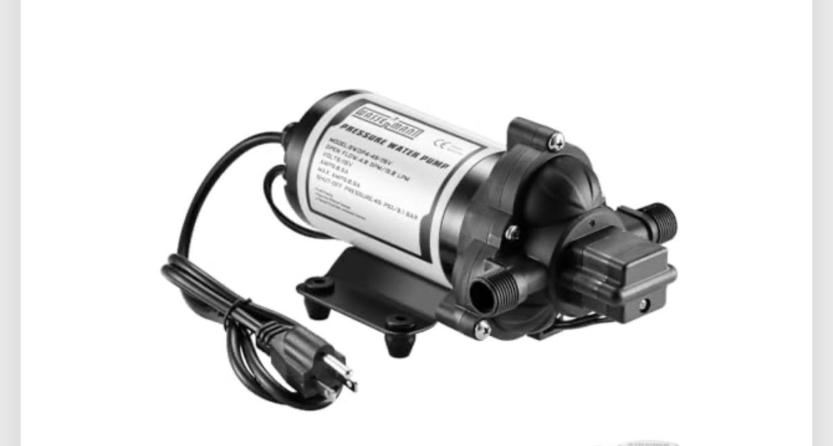 NEW! Water Pressure Diaphragm Pump