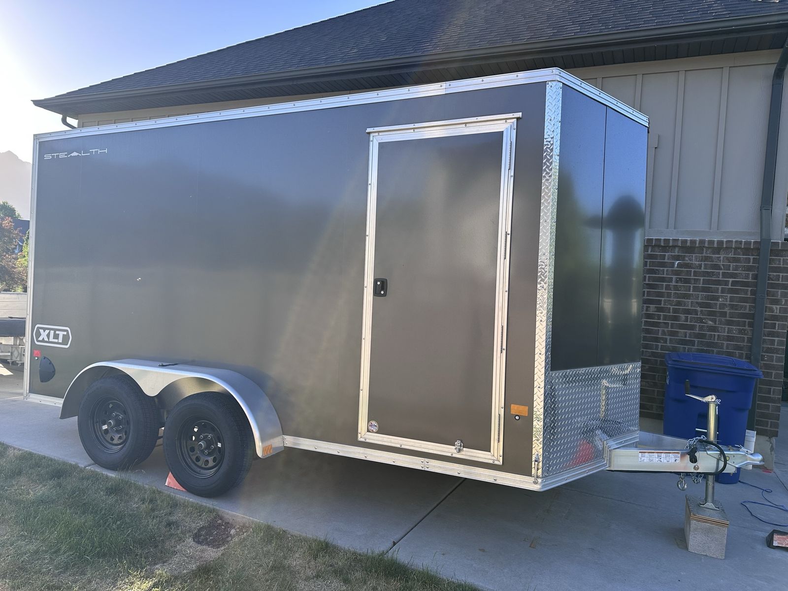 2026 Alcom aluminum enclosed trailer 7x14