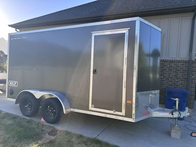 2026 Alcom aluminum enclosed trailer 7x14