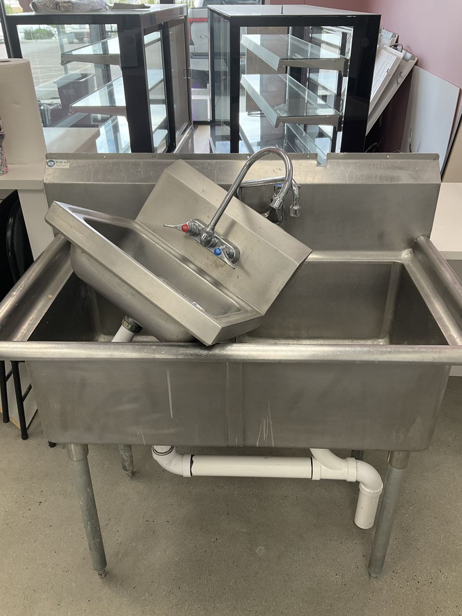 Blue Air Commercial Stainless Steel Sink