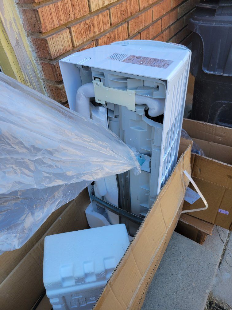 Split ac unit, wall unit only Air Conditioner - New, White