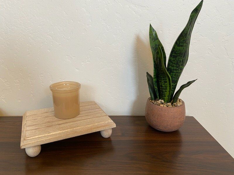 Hive & Home new in box wooden risers 9x7 square