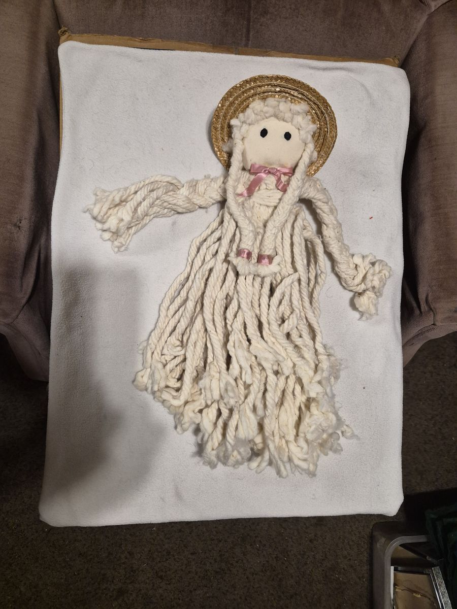 Handmade mop doll
