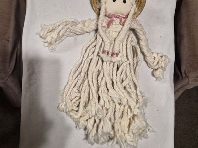 Handmade mop doll