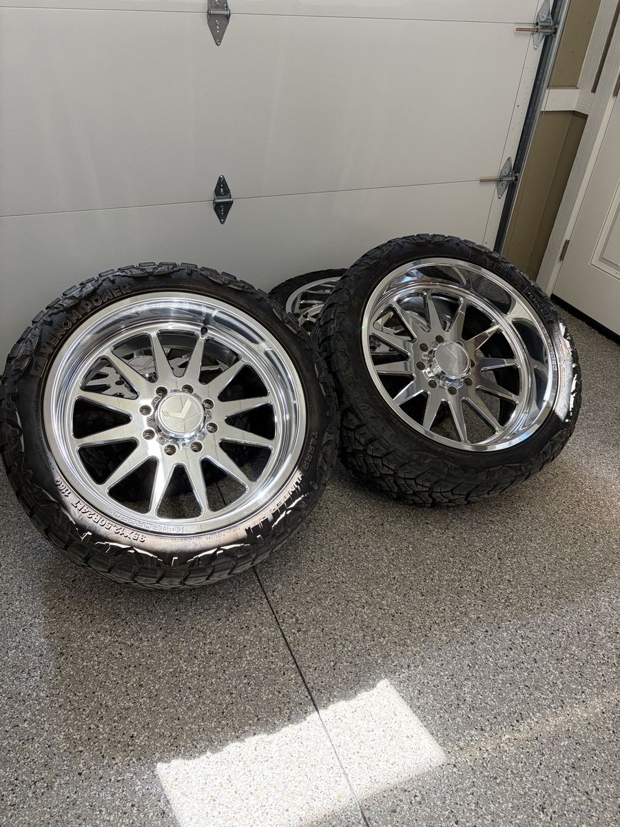 24x11 KG1 8x180 wheels on 35x12.50R24 tires