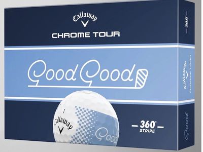 Callaway Chrome Tour Good Good 360 Stripe Golf Balls - New Box
