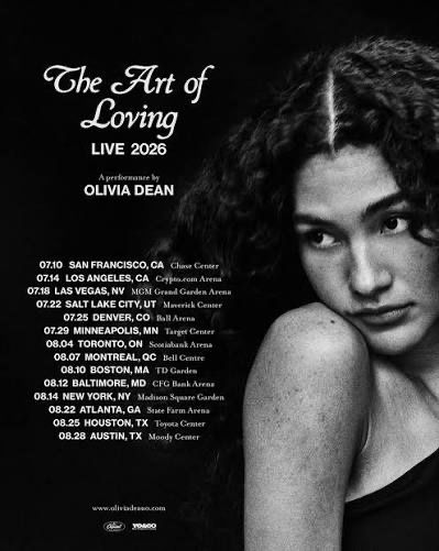 2 Olivia Dean: The Art of Loving Live Concert Tickets - Maverik Center, West Valley City, UT