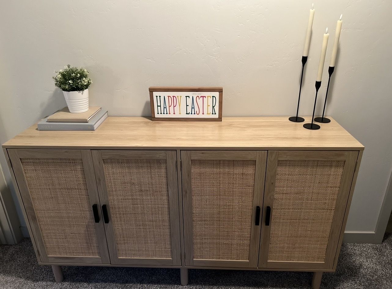 NEW Classy Rattan Sideboard