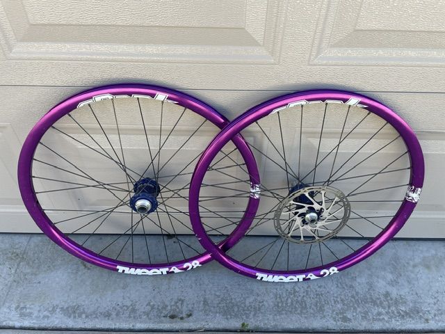 Chris King ISO / Spank 26" DH wheelset