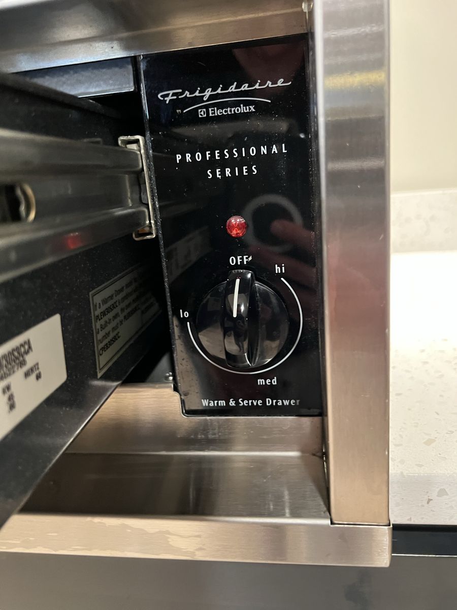 30” warming drawer