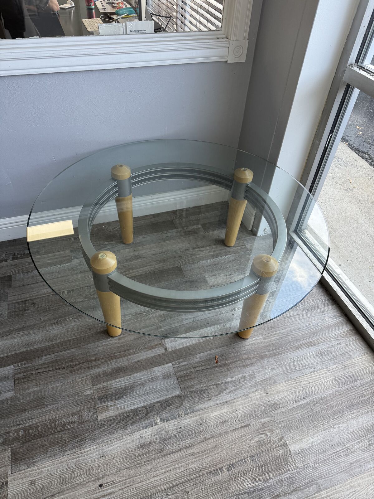 Glass table for sale