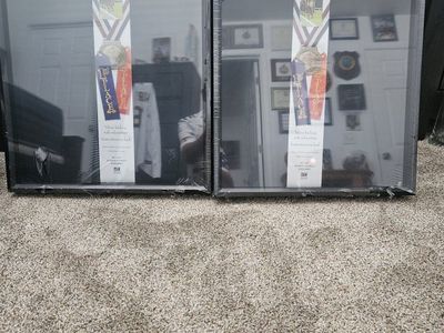 Pair of Black 16x20 Shadow Box Display Frames New in Plastic