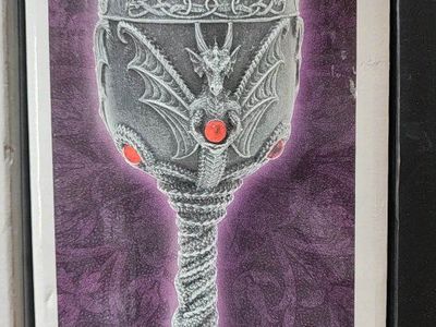 Mystical Creations Dragon Goblets - Flight, Might, Sight Fantasy Decor Set - New