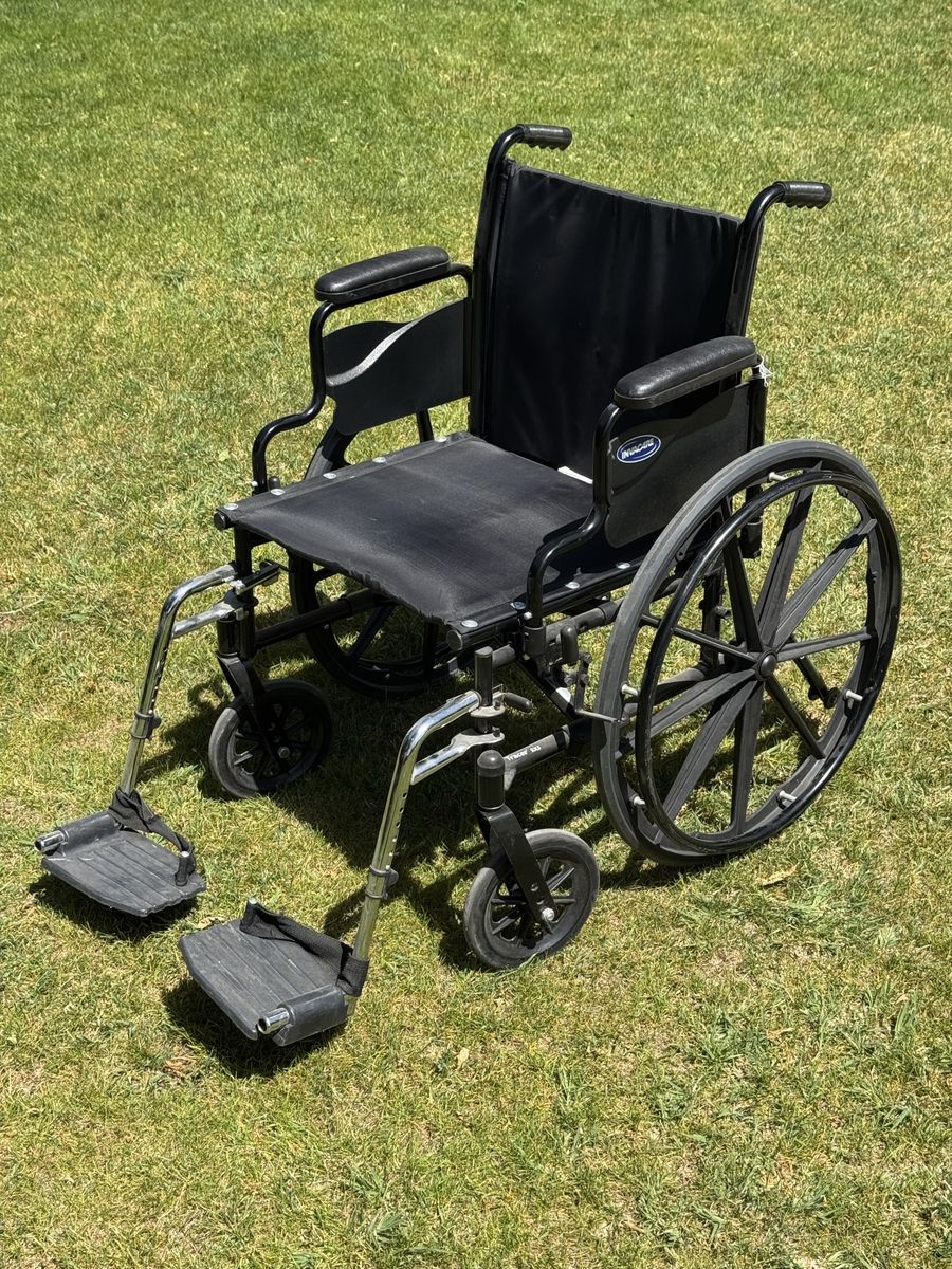 Invacare Tracer SX5 20" Wide Fold-Up Wheelchair with Footrests