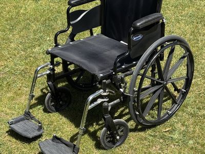 Invacare Tracer SX5 20" Wide Fold-Up Wheelchair with Footrests
