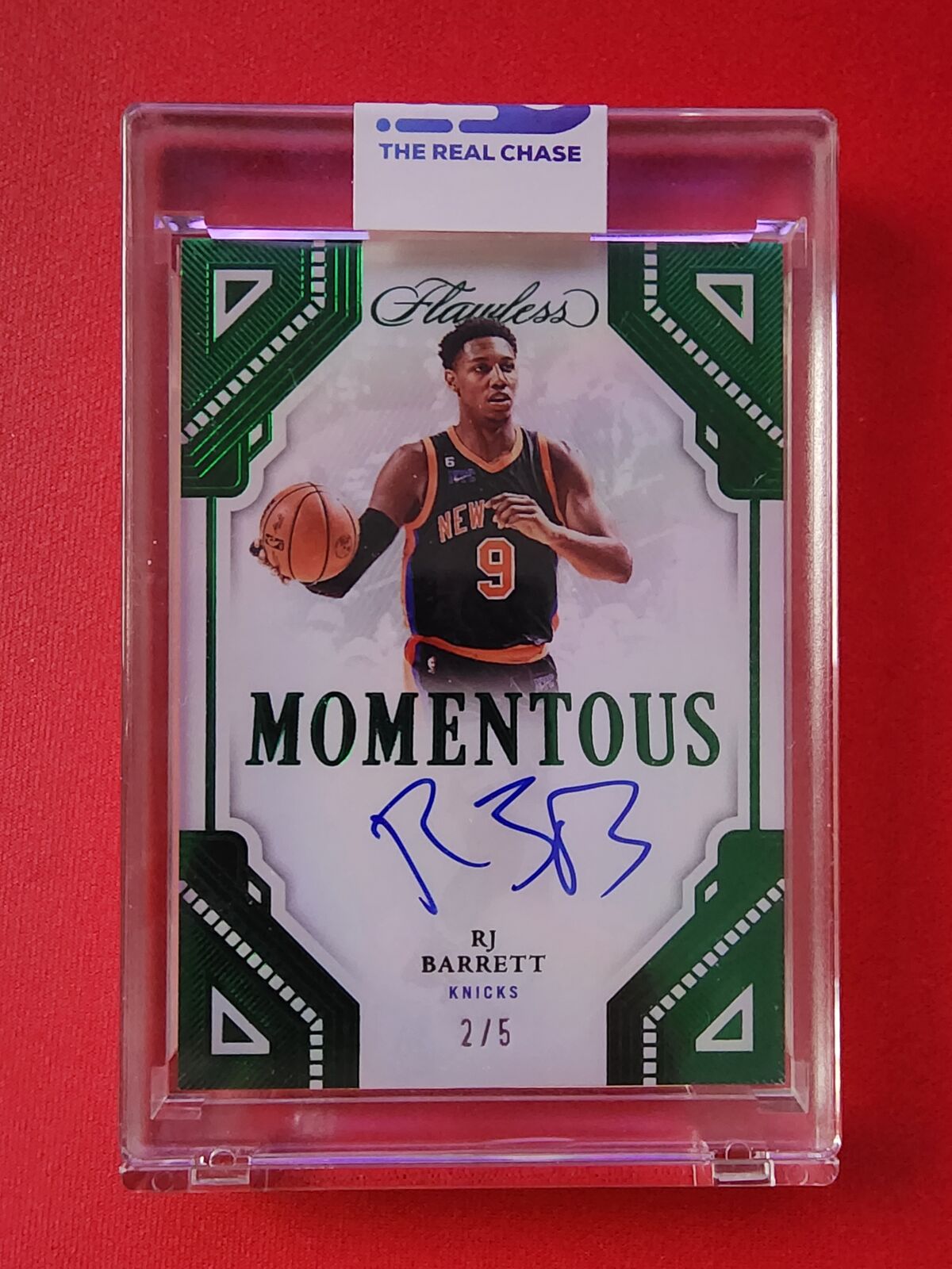 2022-2023 Panini Flawless Momentous Auto RJ Barrett /5