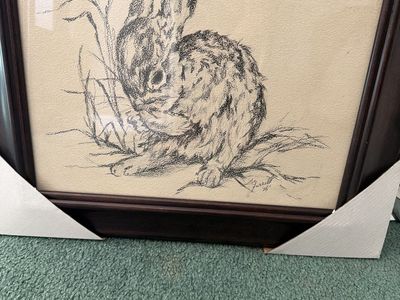 Peter Rabbit lost his slippers and coat.