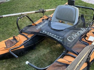 Inflatable Fishing Pontoon with motor
