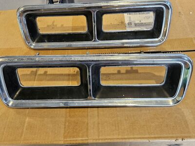 68 camaro taillight bezels