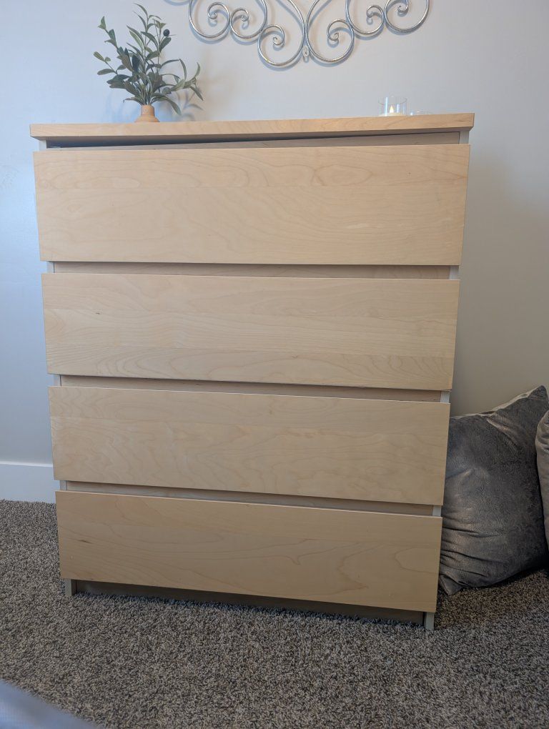 blonde dresser