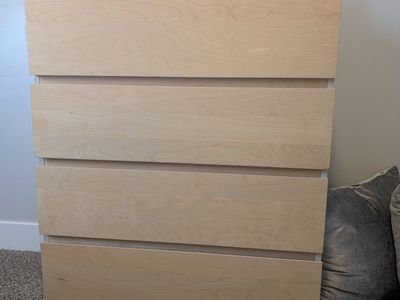 blonde dresser
