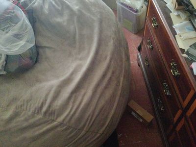 6ft Large Beige Bean Bag Chair
