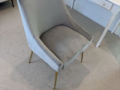 Upholstered desk chair