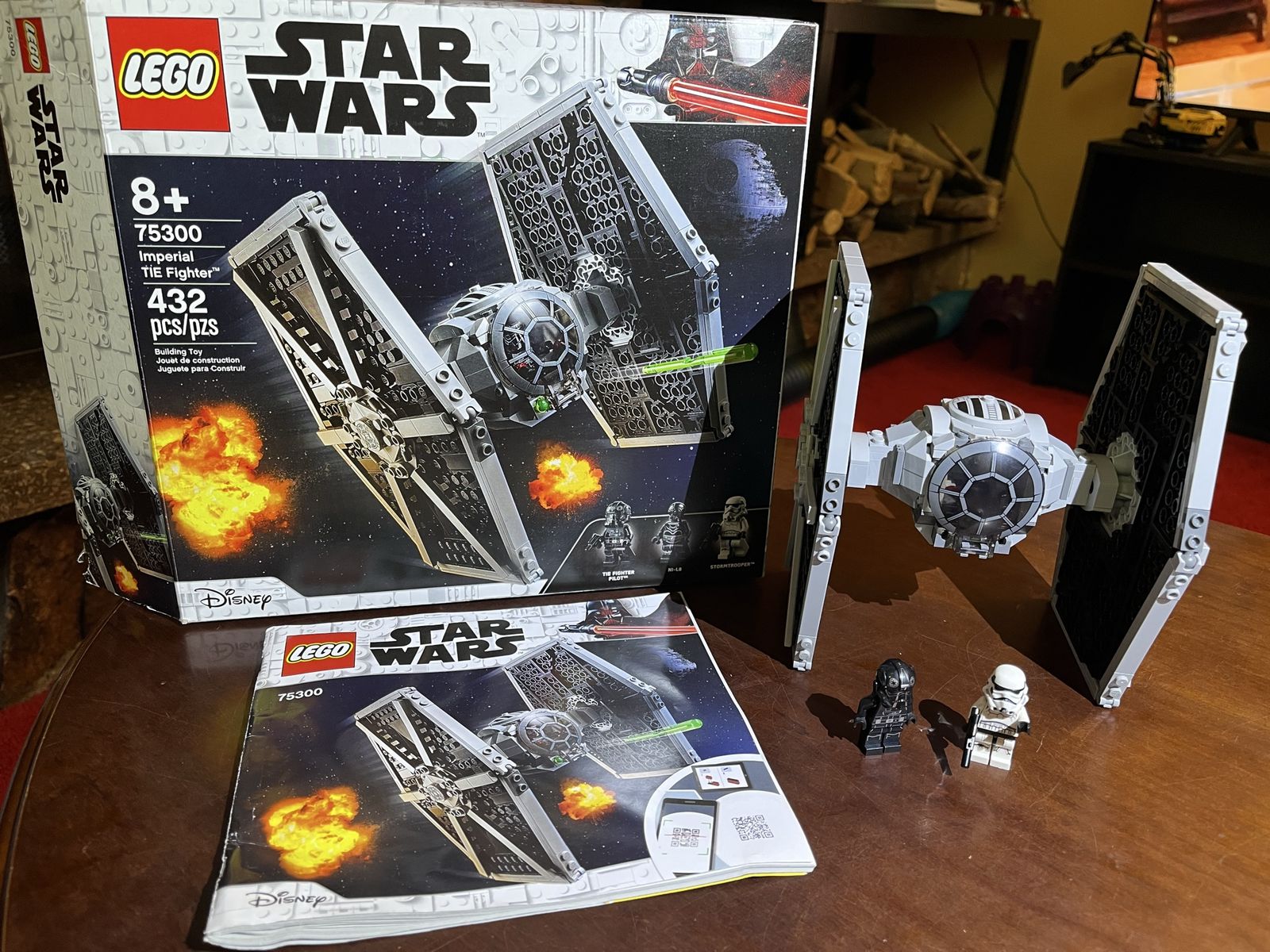 LEGO Star Wars Imperial TIE Fighter Set 75300 with Box, Manual & Minifigures