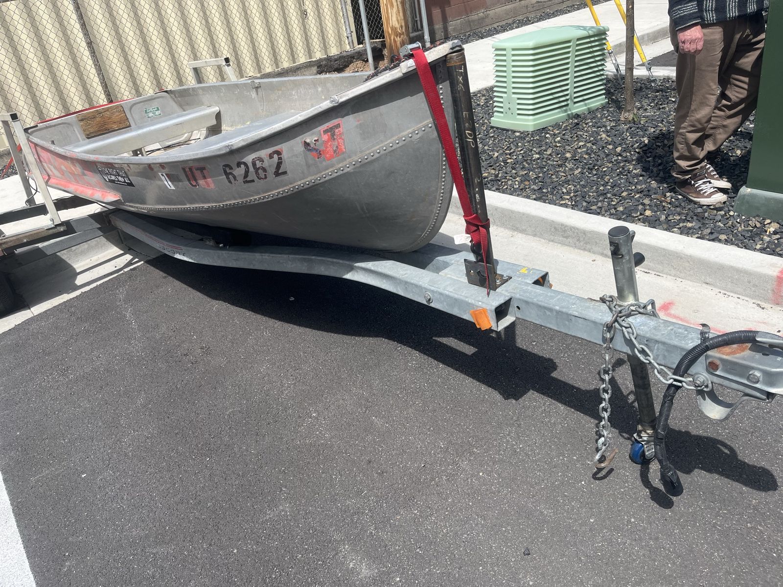 Used Nymph 12' Aluminum Fishing Boat with Trailer - Ready for the Water