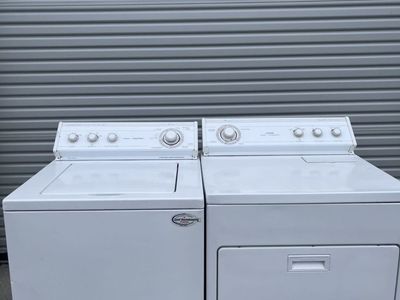 Whirlpool Heavy Duty Super Capacity Washer & Electric Dryer Set, Free Delivery.