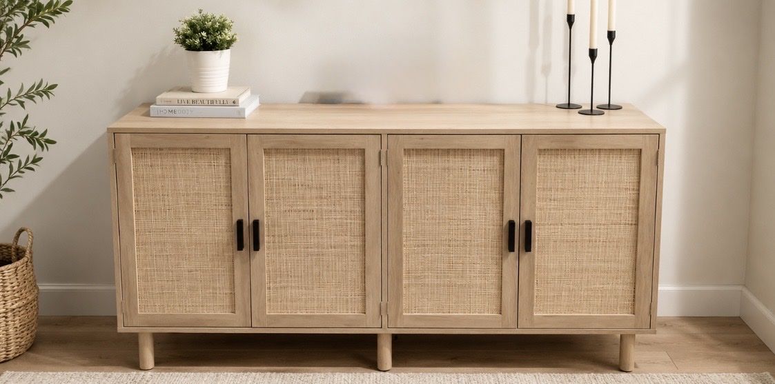 Rattan Sideboard