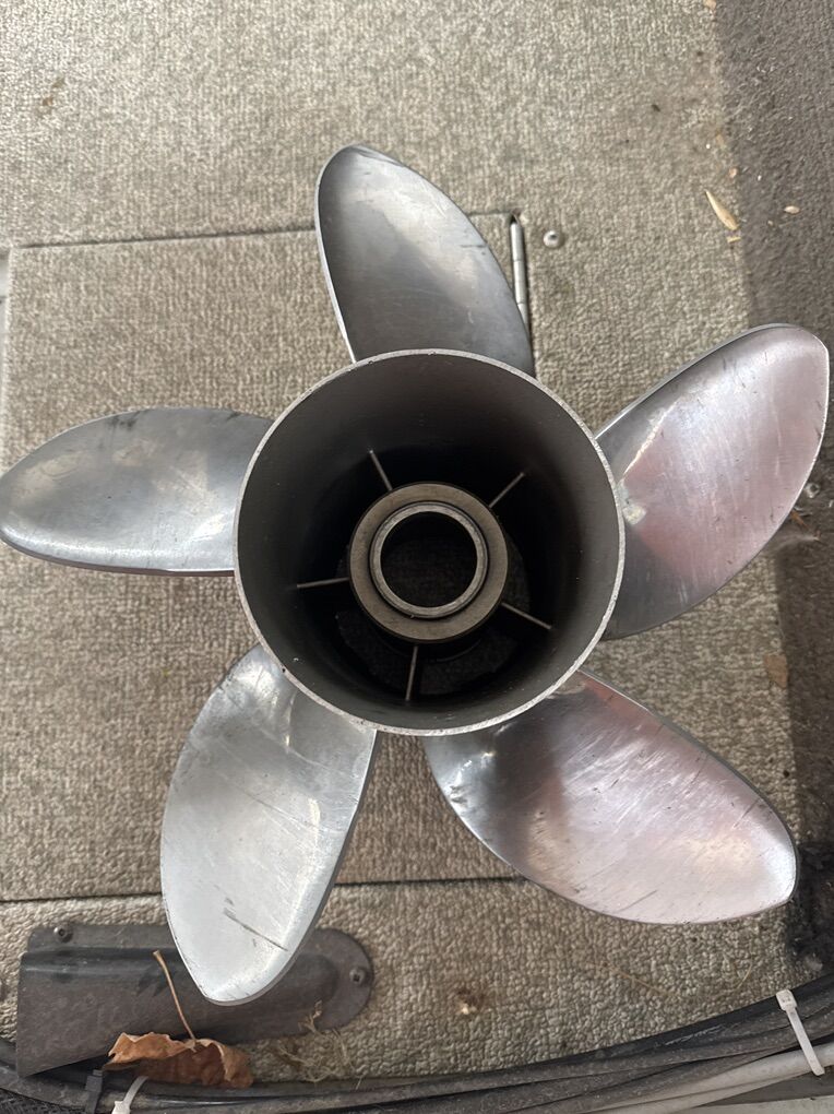 5 Blade Stainless Steel Prop For Mercury 150