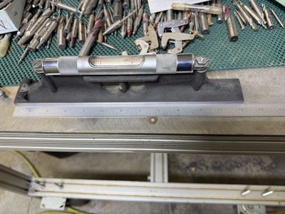Vintage Starrett 12 Inch Machinists Precision Spirit Level
