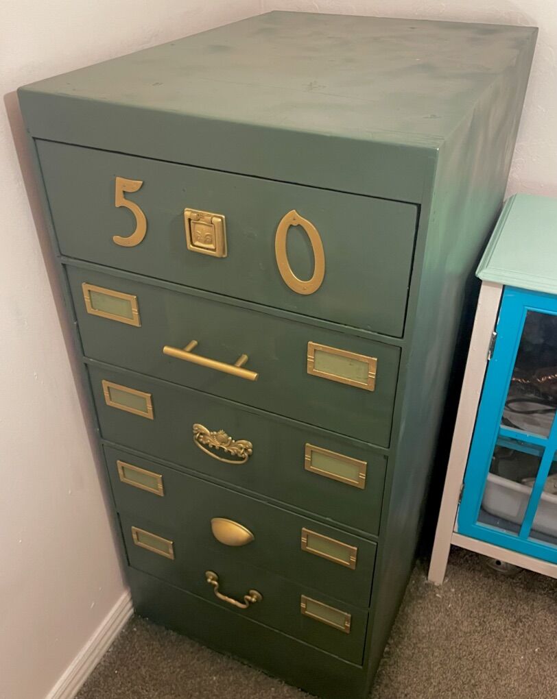 VINTAGE ALL WOOD TALLBOY